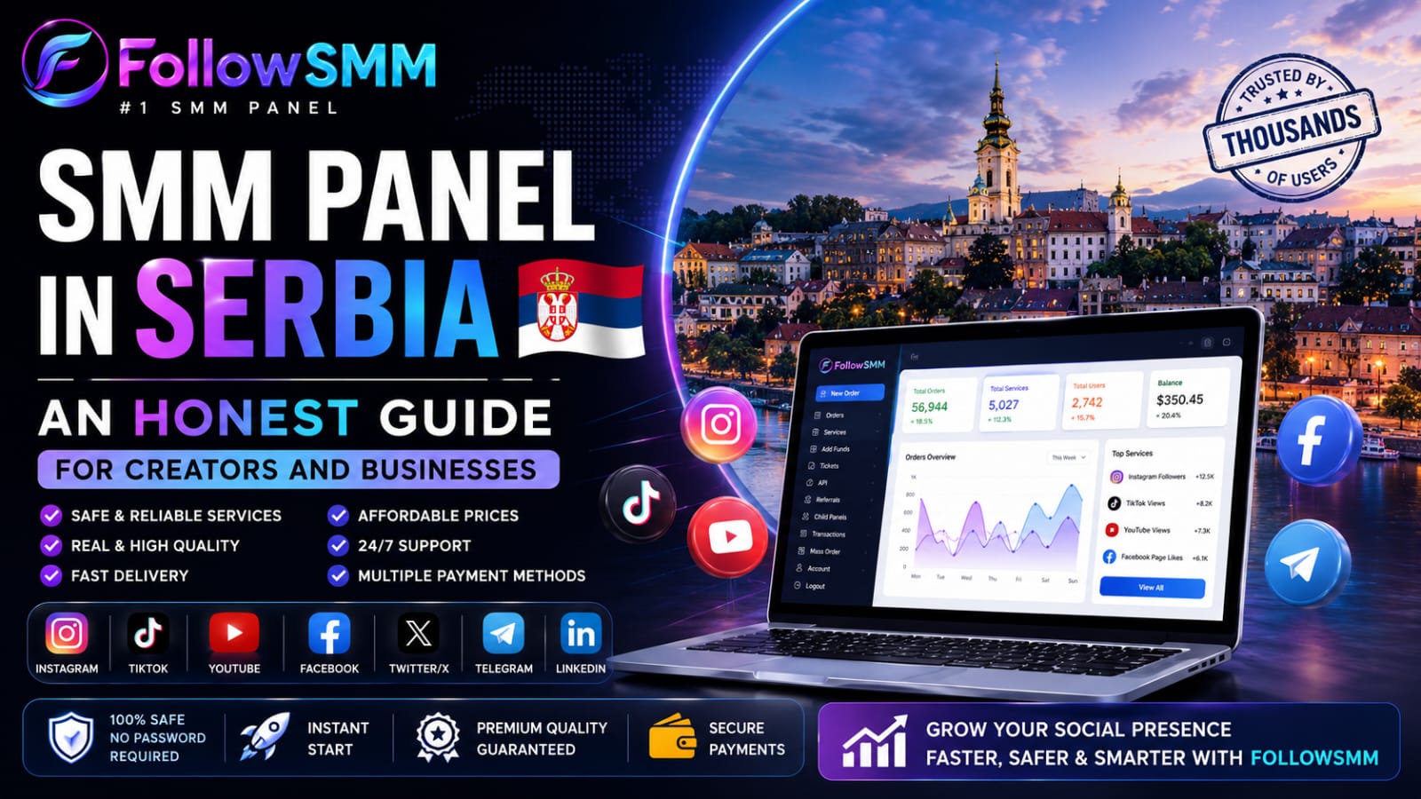 SMM Panel in Serbia 🇷🇸: An Honest Guide for Creators and Businesses
