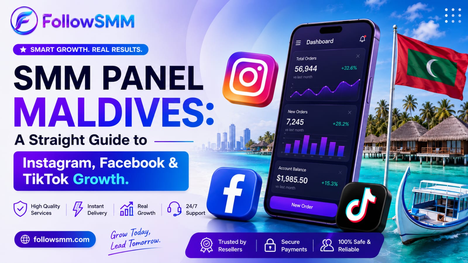 SMM Panel Maldives: A Straight Guide to Instagram, Facebook & TikTok Growth