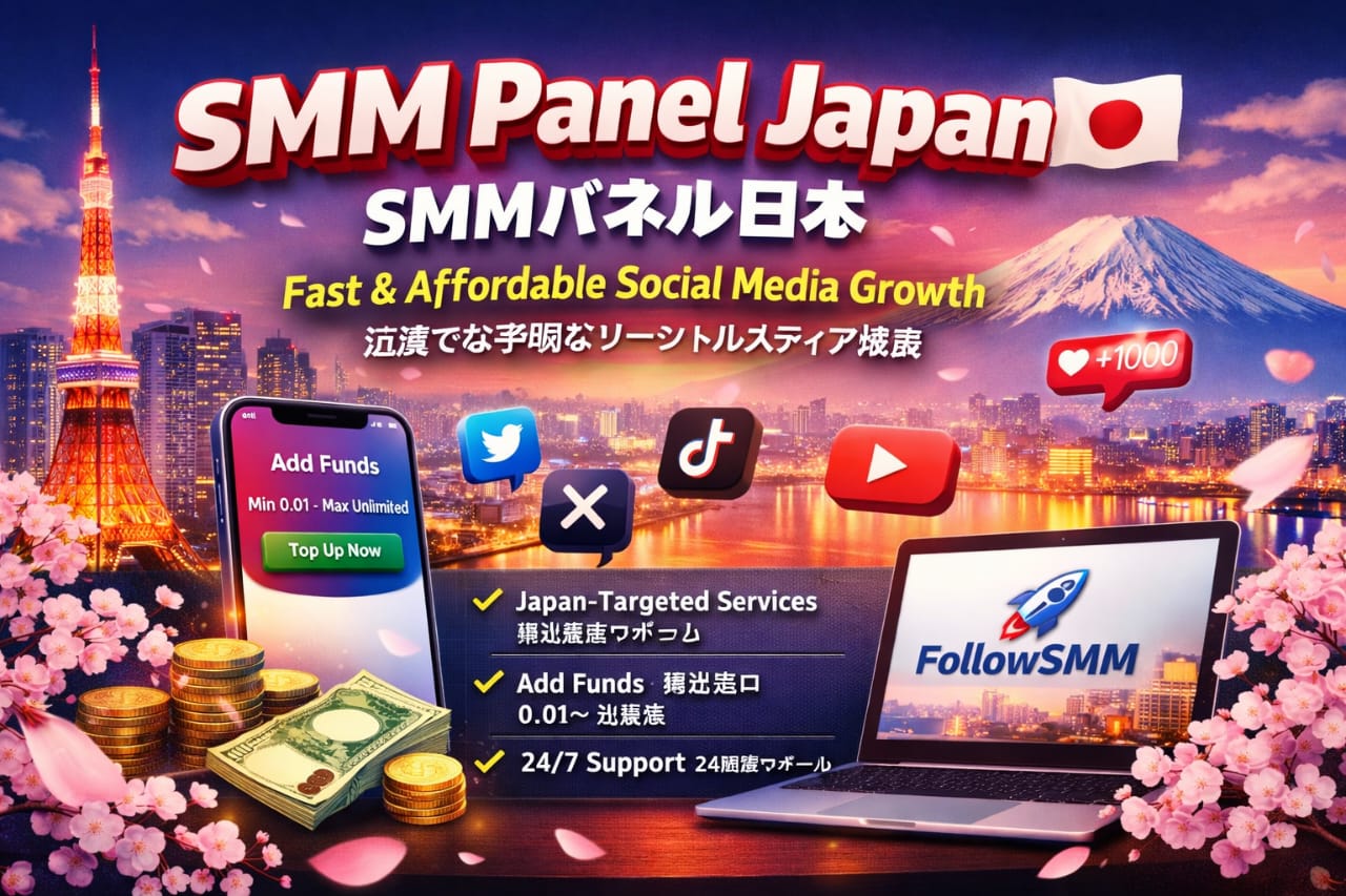 SMM Panel Japan – Fast & Affordable Social Media Growth ( SMMパネル日本 – 迅速でお手頃なソーシャルメディア成長 )