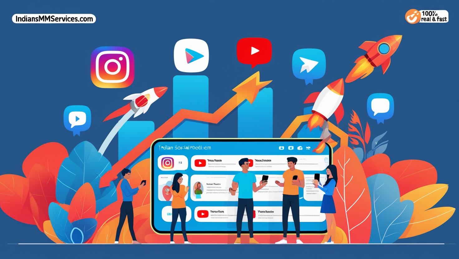How to Get Real Instagram Followers, YouTube Views & Telegram Members in India – Fast & Affordable