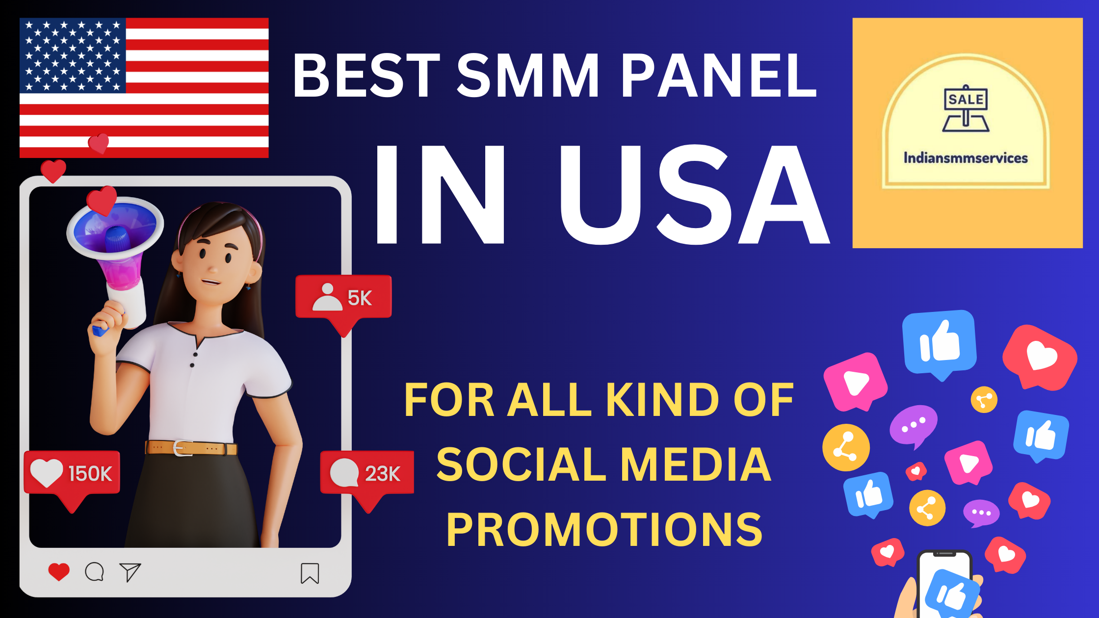 The Best SMM Panel in USA for High Quality SMM Services at Indiansmmservices.com