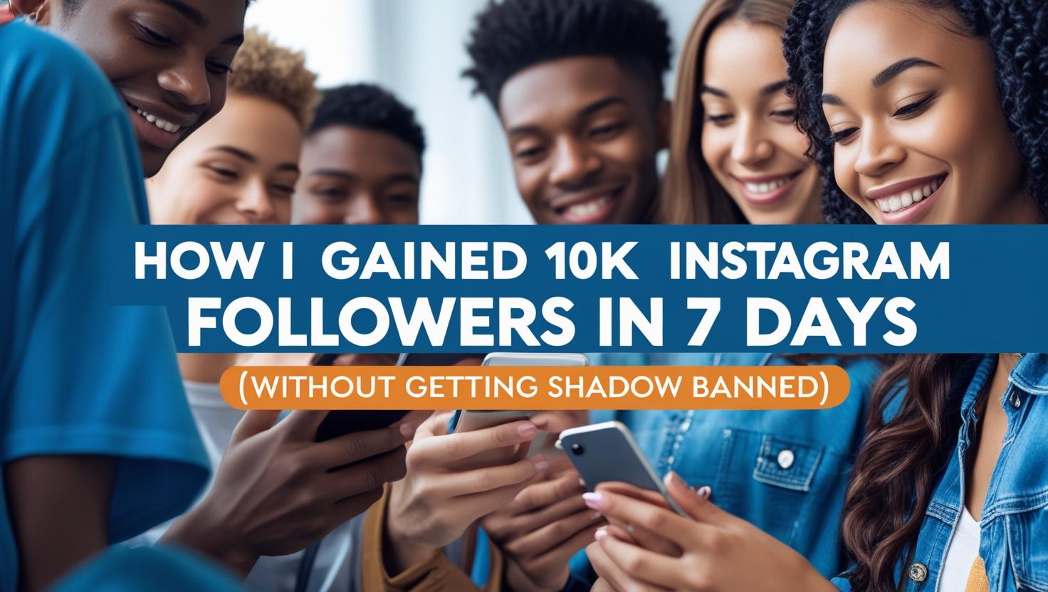 How I Gained 10K Real Instagram Followers in 7 Days (Without Getting Shadow banned)