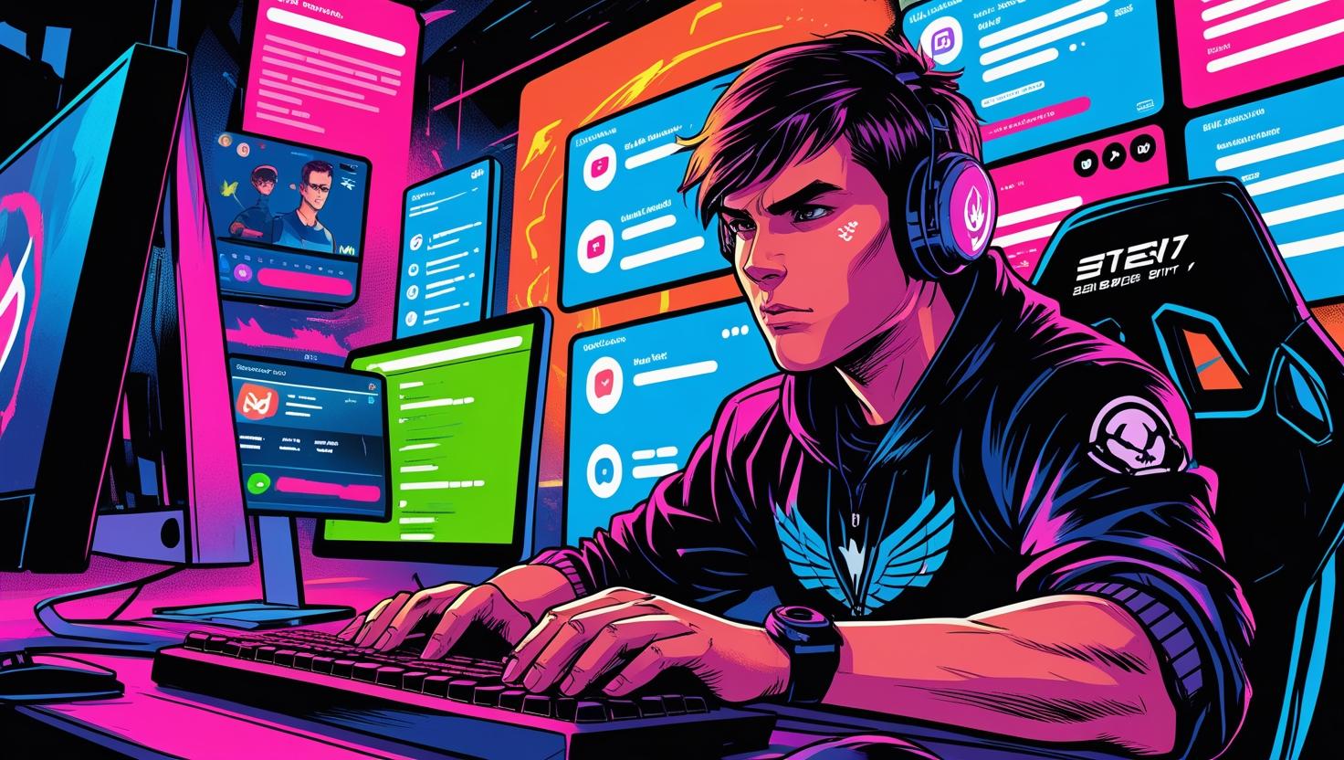 The God-Tier Grind: The Pro Gamer's Playbook for Social Media Dominance