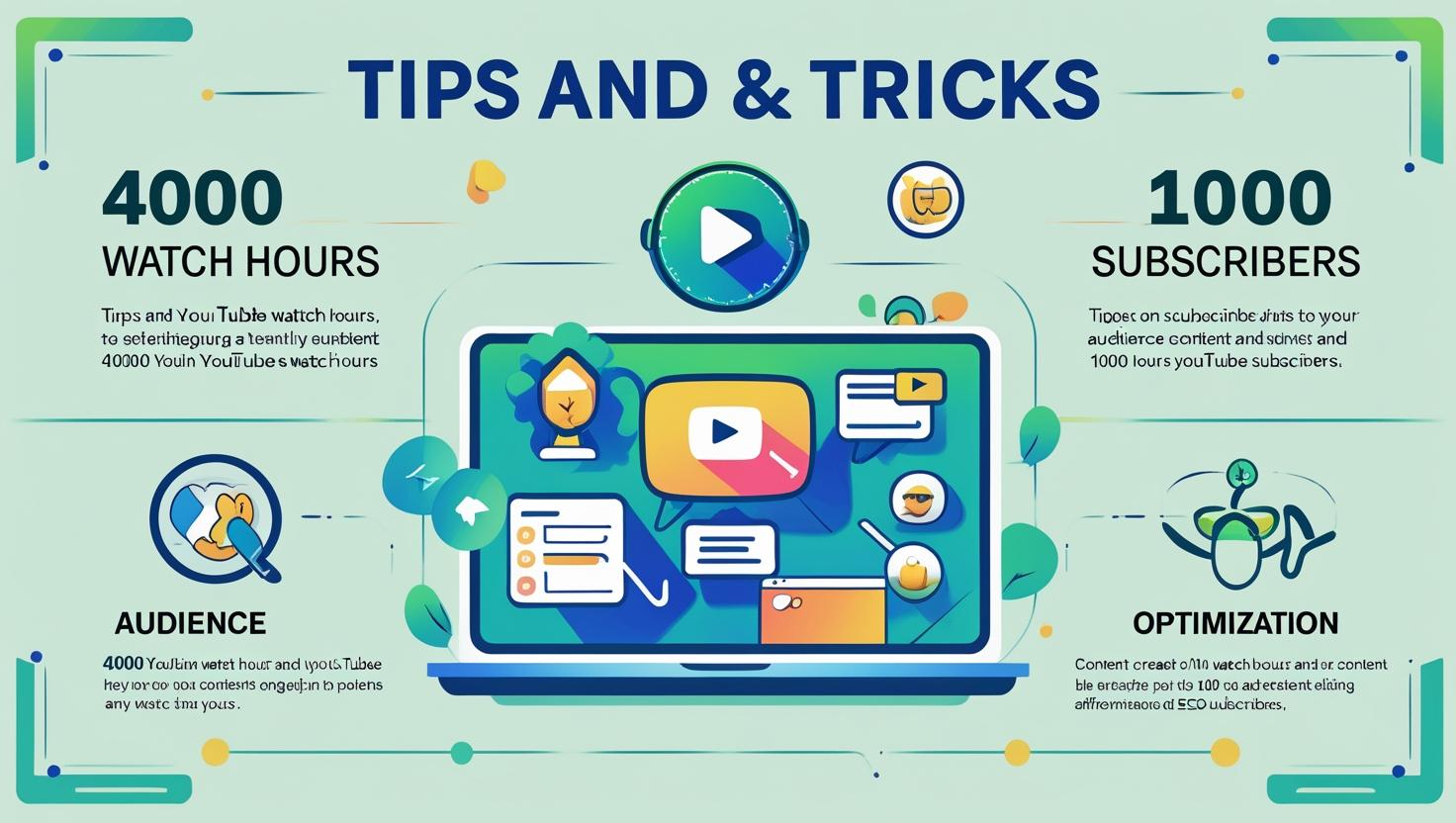 Stuck on YouTube? How to Get 4000 Watch Hours & 1000 Subscribers Fast