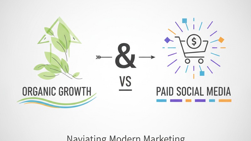 Organic Growth vs Paid Social Media Growth: 2025 Guide