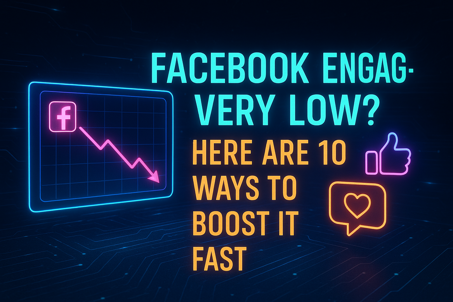 Facebook Engagement Very Low? Here Are 10 Ways to Boost It Fast
