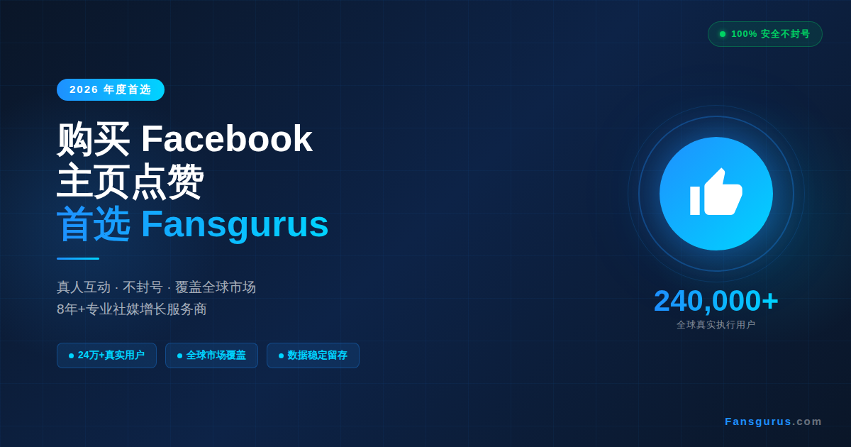 Best Site to Buy Real Facebook Page Likes in 2026 | Fansgurus – Safe, No Ban, Global Coverage