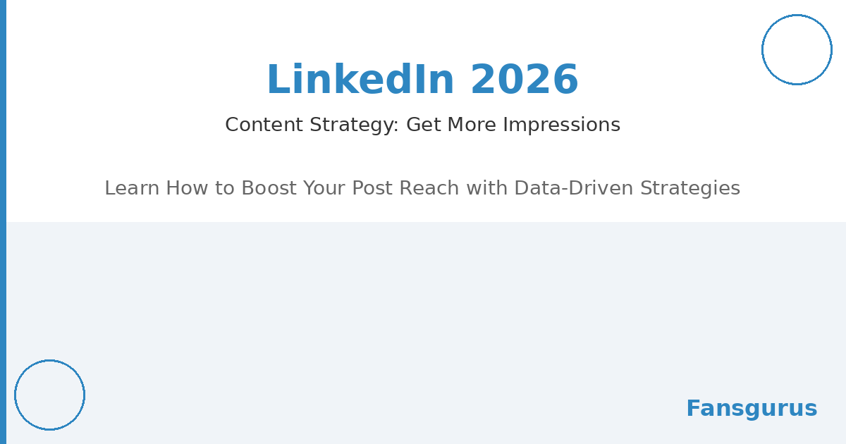 LinkedIn 2026 Content Strategy: How to Get More Impressions on Every Post