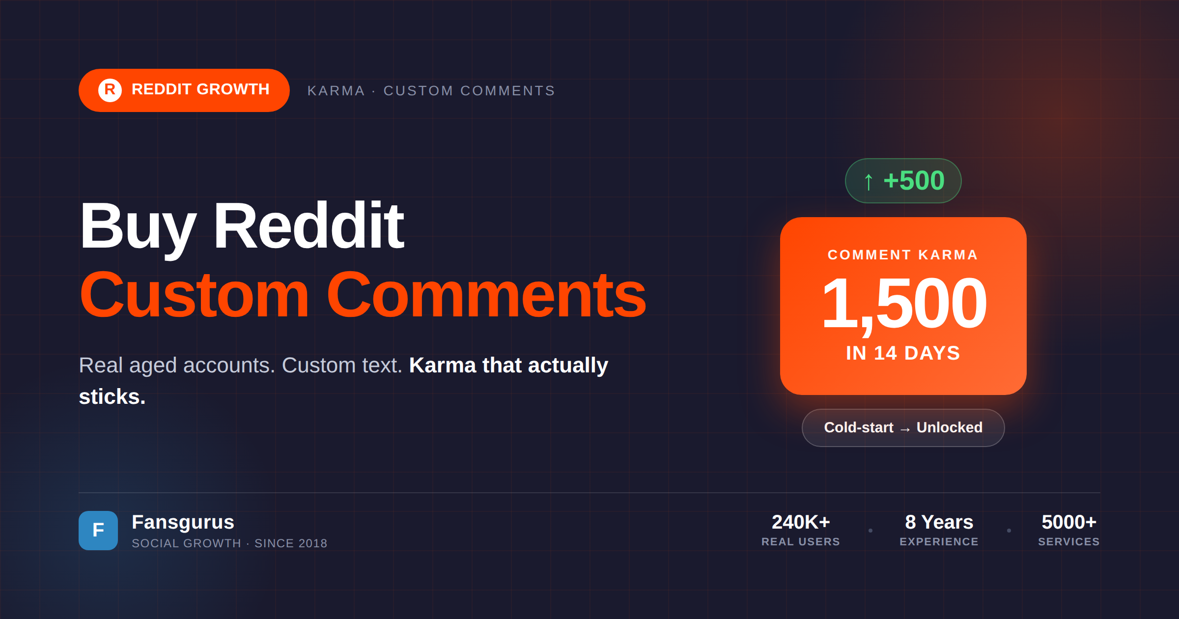 Buy Reddit Custom Comments: The Fast Track to Accumulating Karma