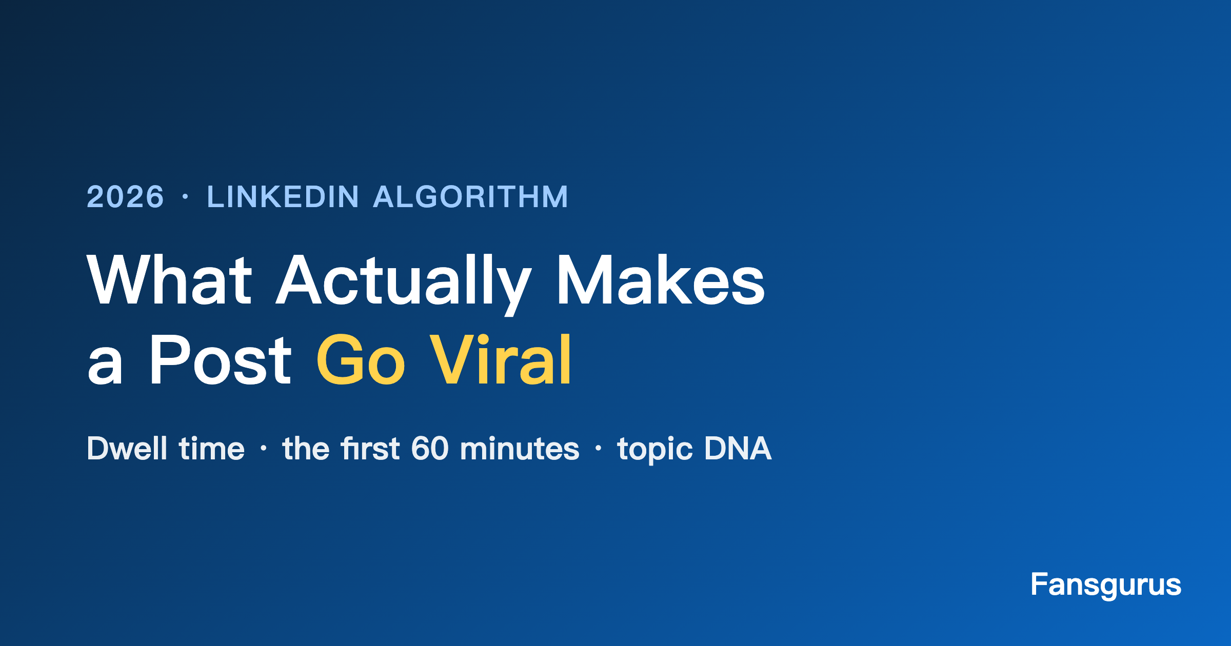 Como o Algoritmo do LinkedIn Decide o que Viraliza em 2026