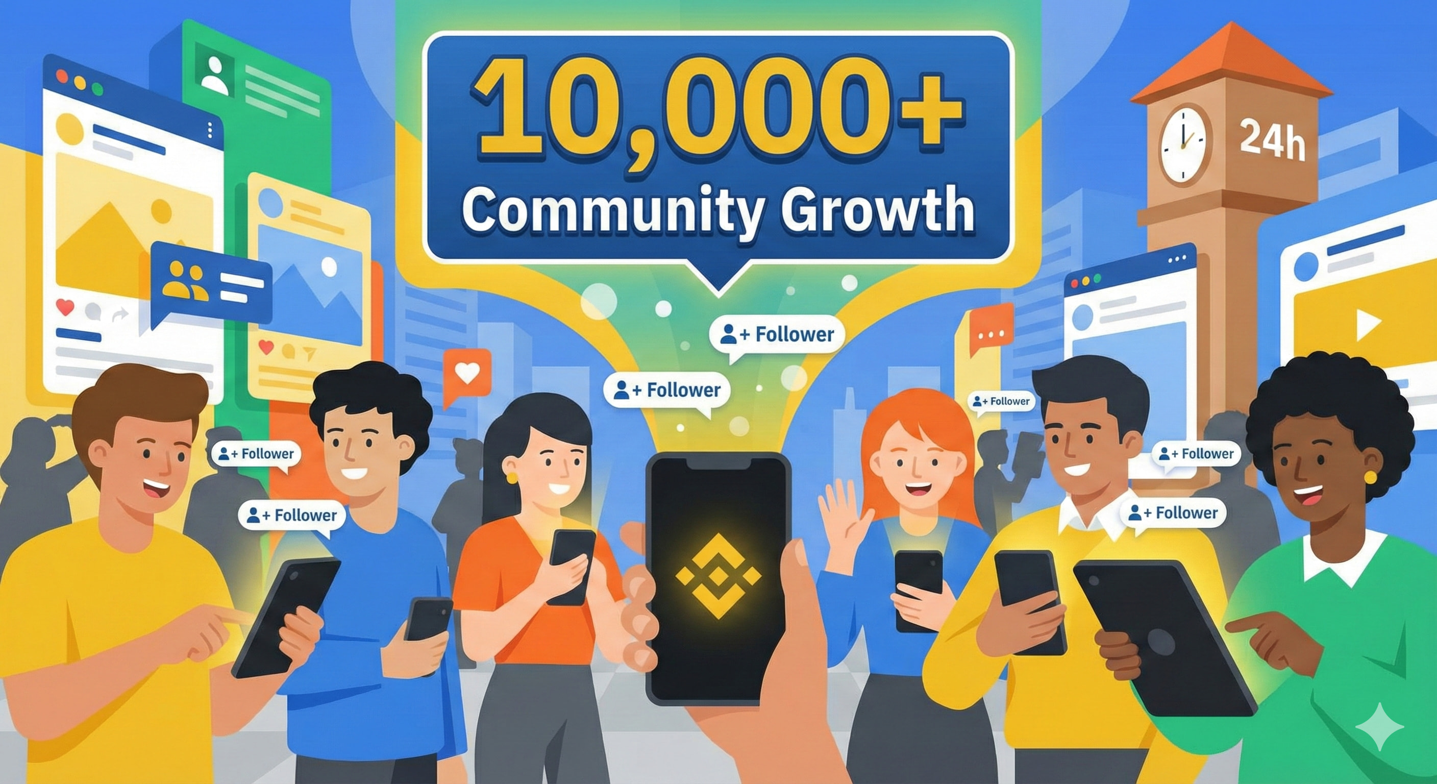 如何在24小时内获得一万币安广场粉丝？2026币安广场营销