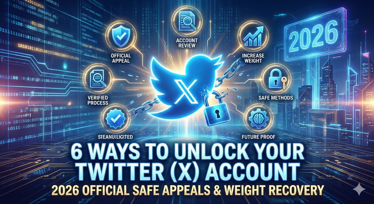 Twitter(X)账号被限制？6种2026解封方法 + 官方申诉流程