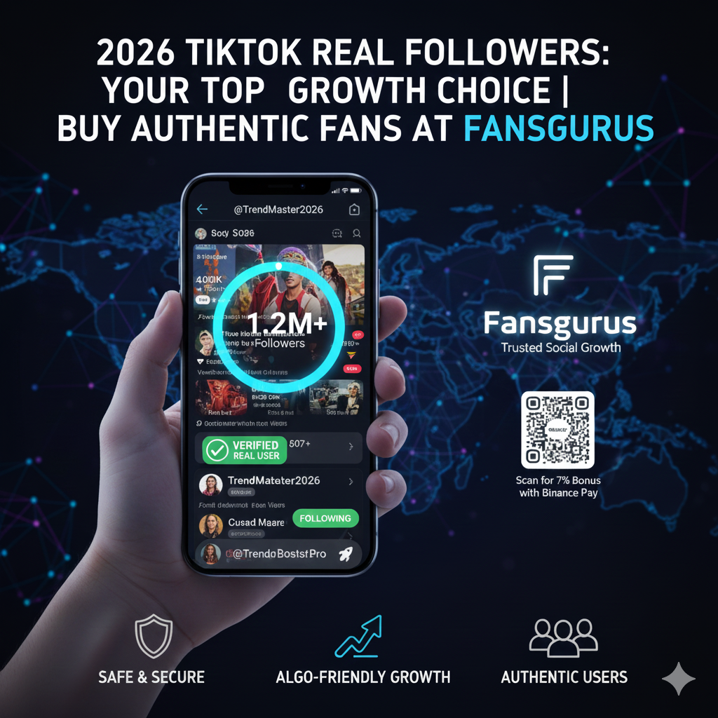 Buy TikTok Real Followers 2026 | Boost Account Authority | Fansgurus Professional Platform
