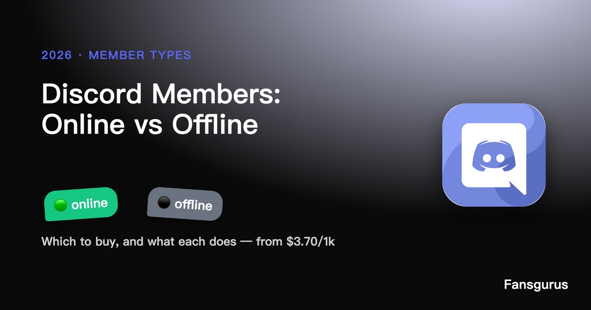 Buy Discord Members: Online vs Offline vs Friend Requests 2026