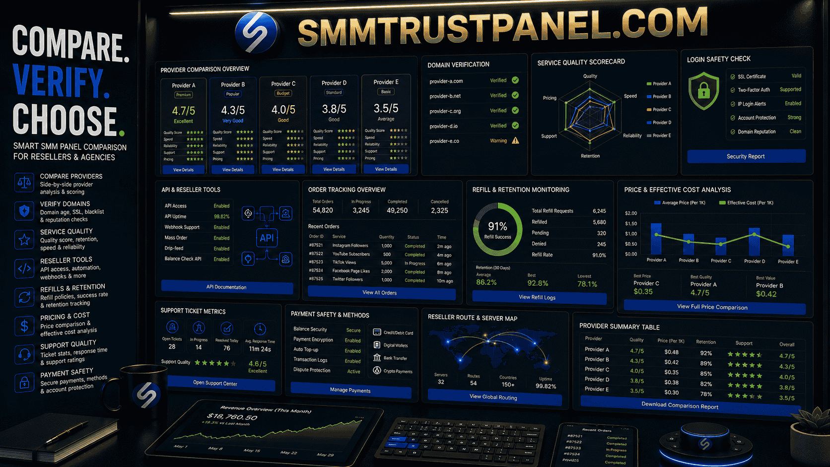 SMM Panel Provider Comparison Guide: How to Evaluate Names, Alternatives and Service Quality