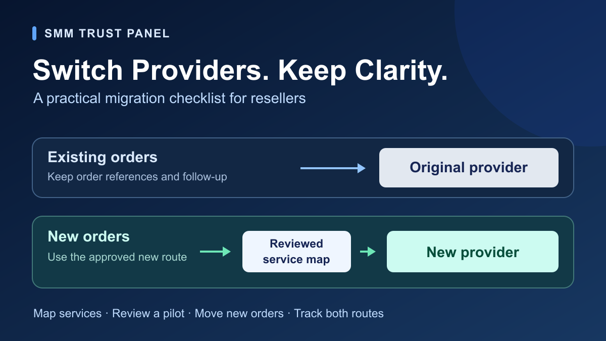 How to Switch SMM Panel Providers: A Reseller Migration Checklist