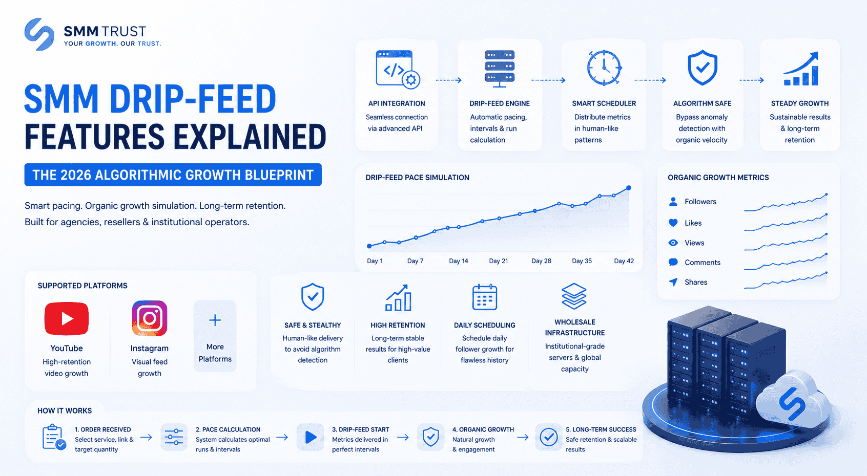 SMM Drip-Feed Features Explained: The 2026 Algorithmic Growth Blueprint