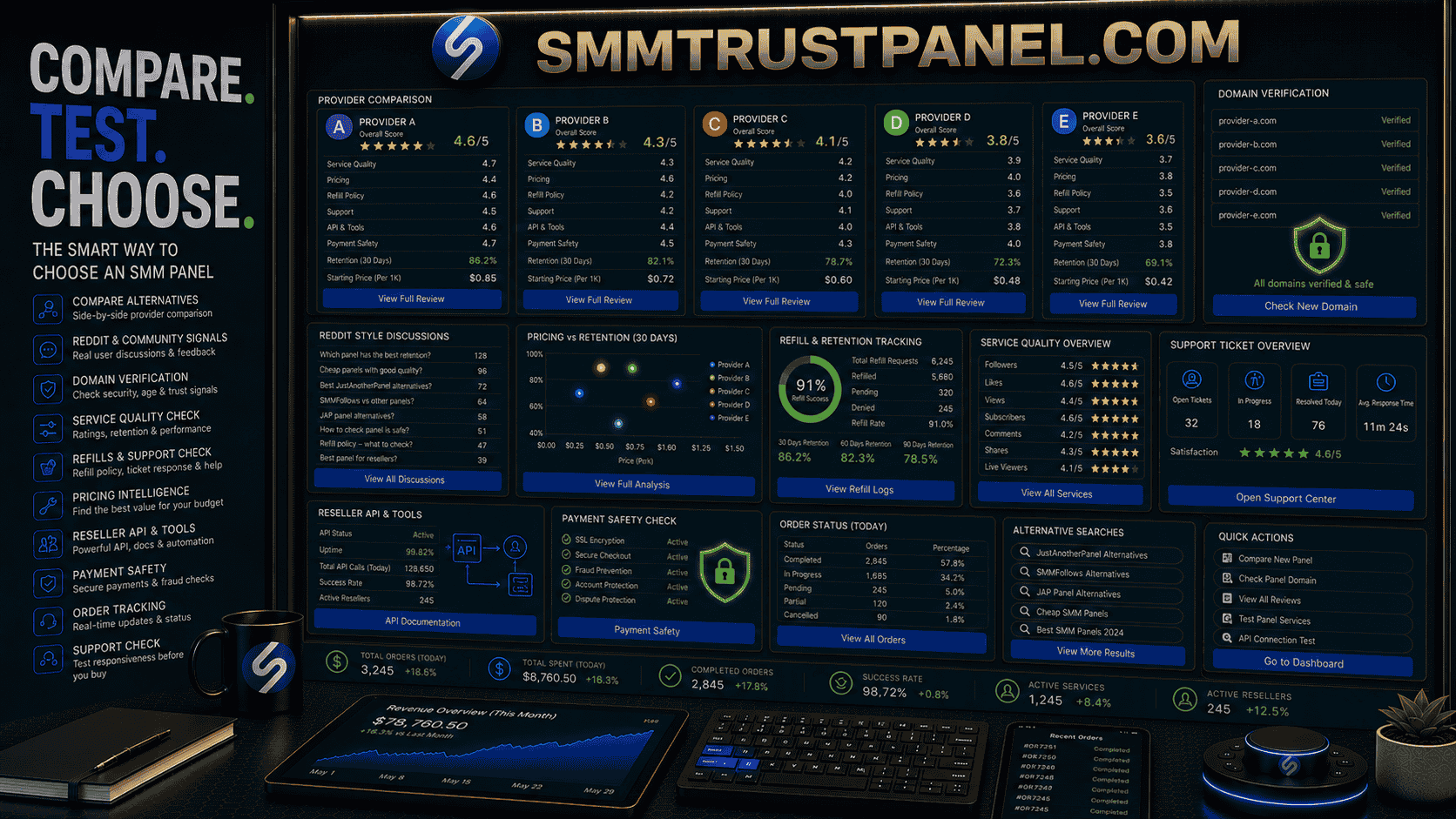 SMM Panel Alternatives Guide: Reviews, Reddit Searches and Provider Checks