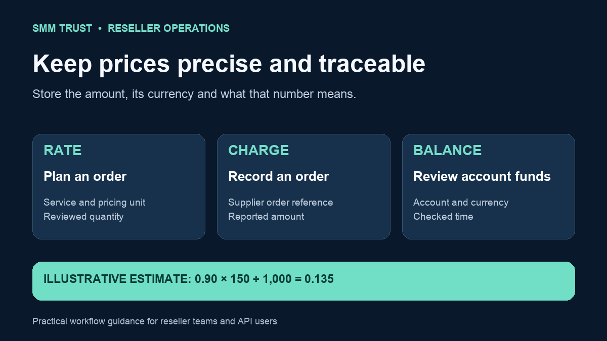 SMM API Prices and Currency: A Decimal Precision Checklist