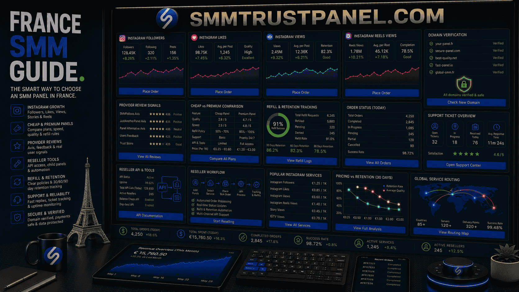 France SMM Panel Guide: How to Choose Instagram, Follower and Reseller Services