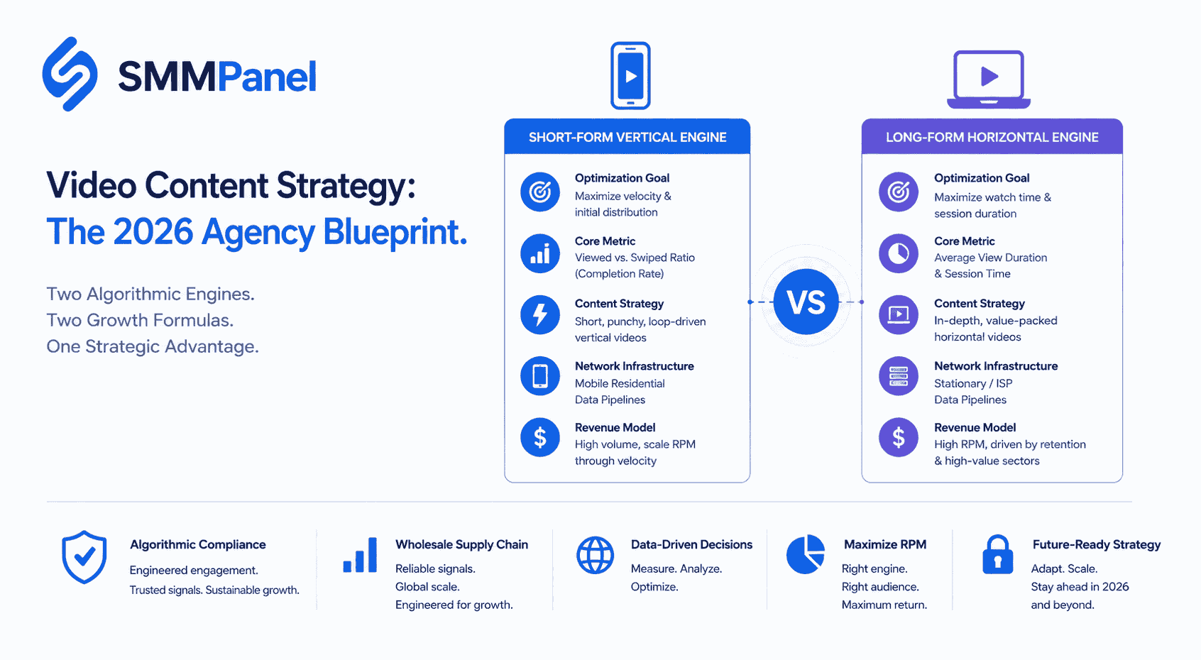 YouTube Shorts vs. Long-Form SMM Strategy: The 2026 Agency Blueprint