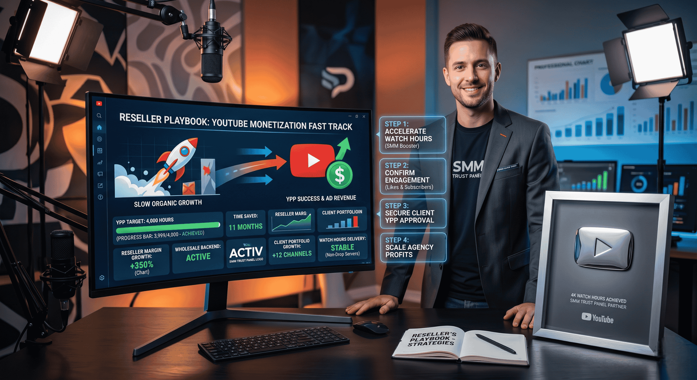 Hitting 4,000 Watch Hours: The Reseller's Playbook