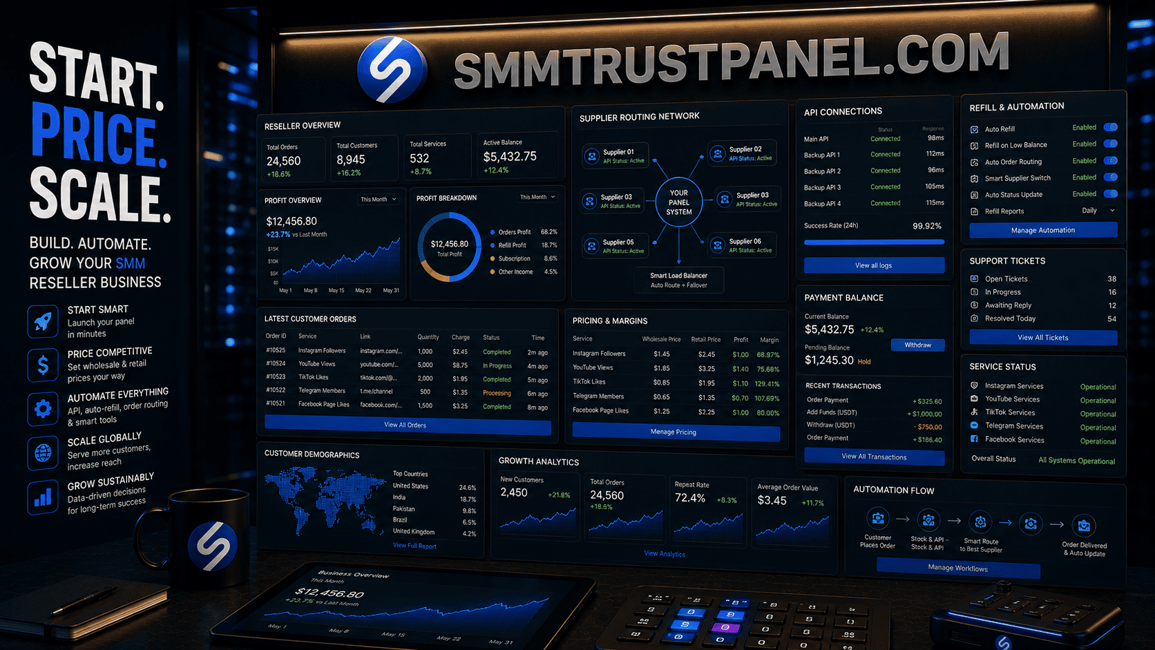 SMM Reseller Panel Guide: How to Start, Price and Scale Your Business