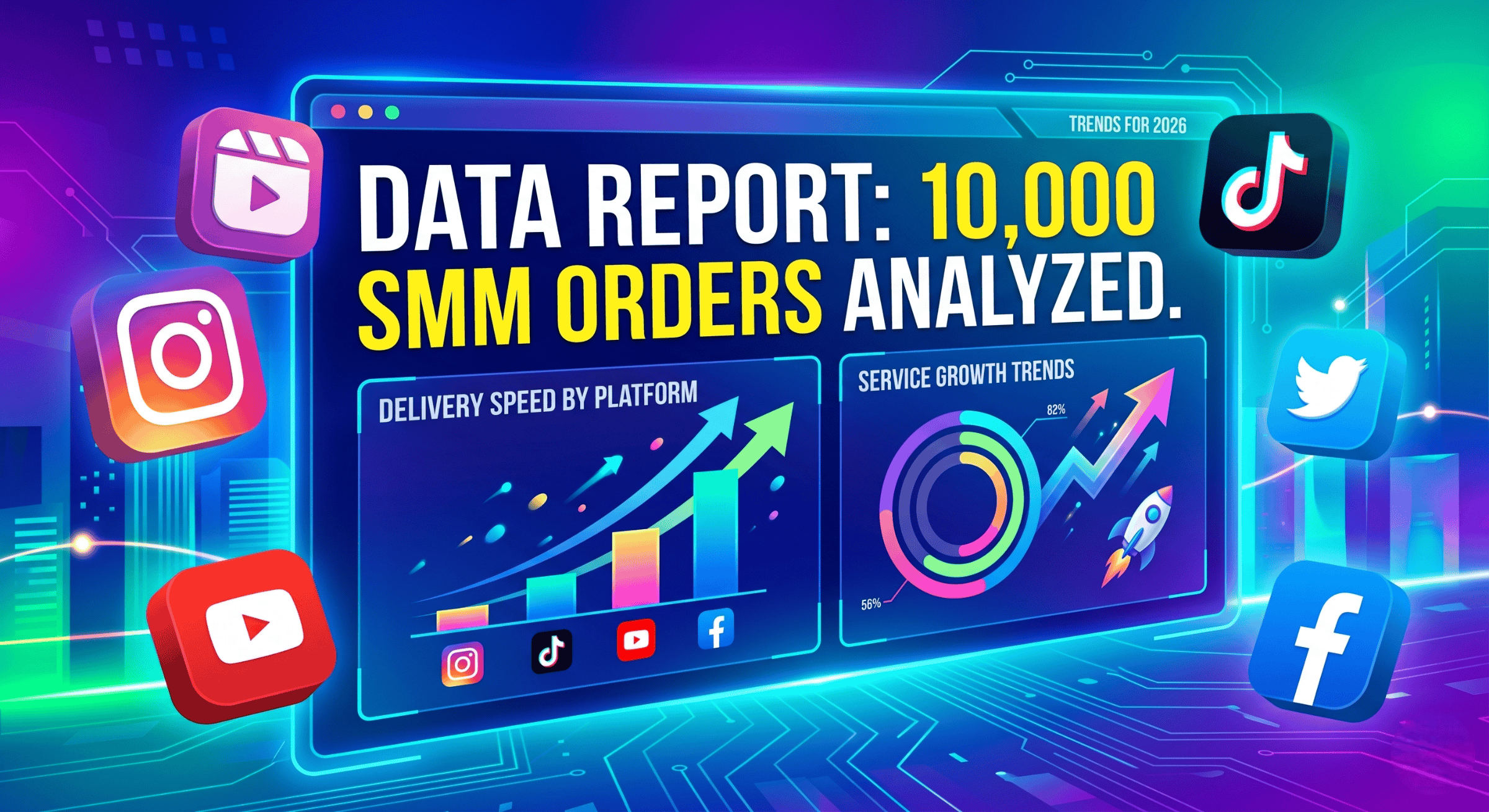We Analyzed 10,000 SMM Orders: The Fastest Services in 2026