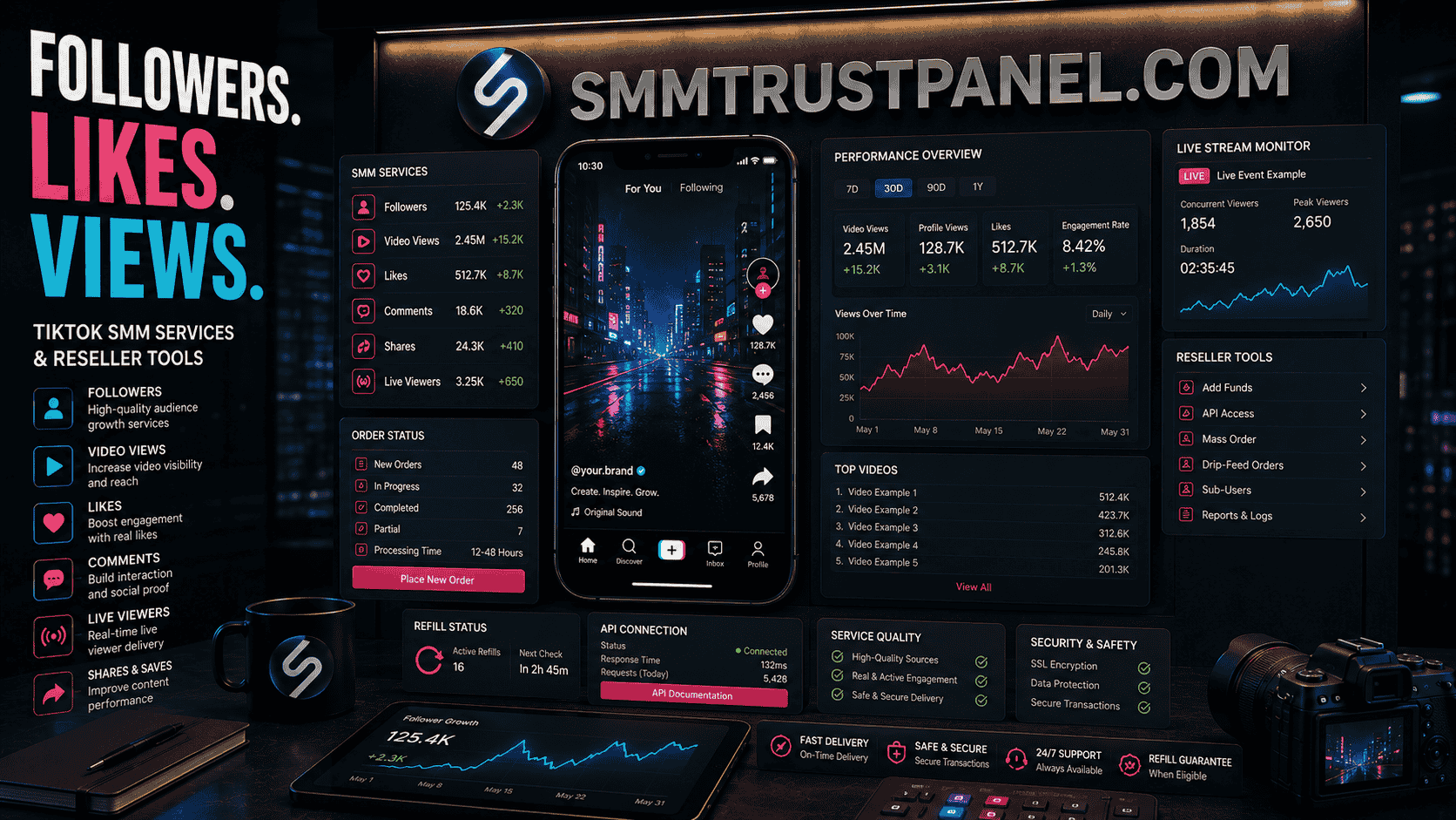 TikTok SMM Panel Guide: Followers, Likes, Views and Reseller Services
