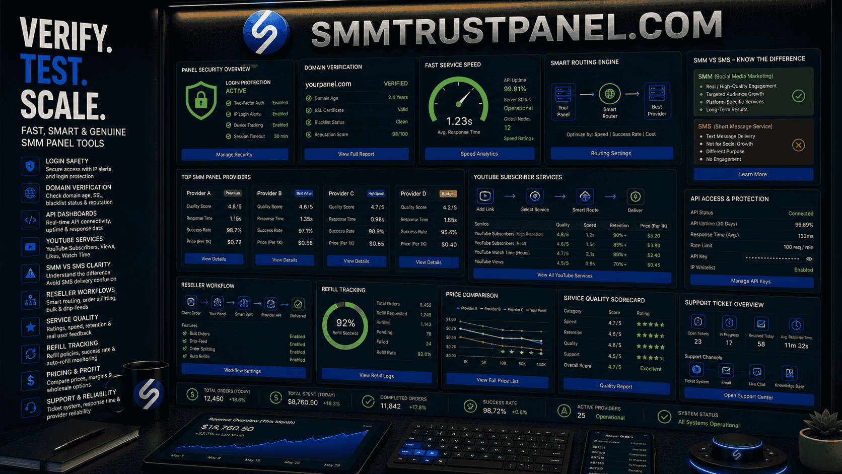 Fast, Smart and Genuine SMM Panel Tools: How to Evaluate Provider Names, Login Pages and Service Quality
