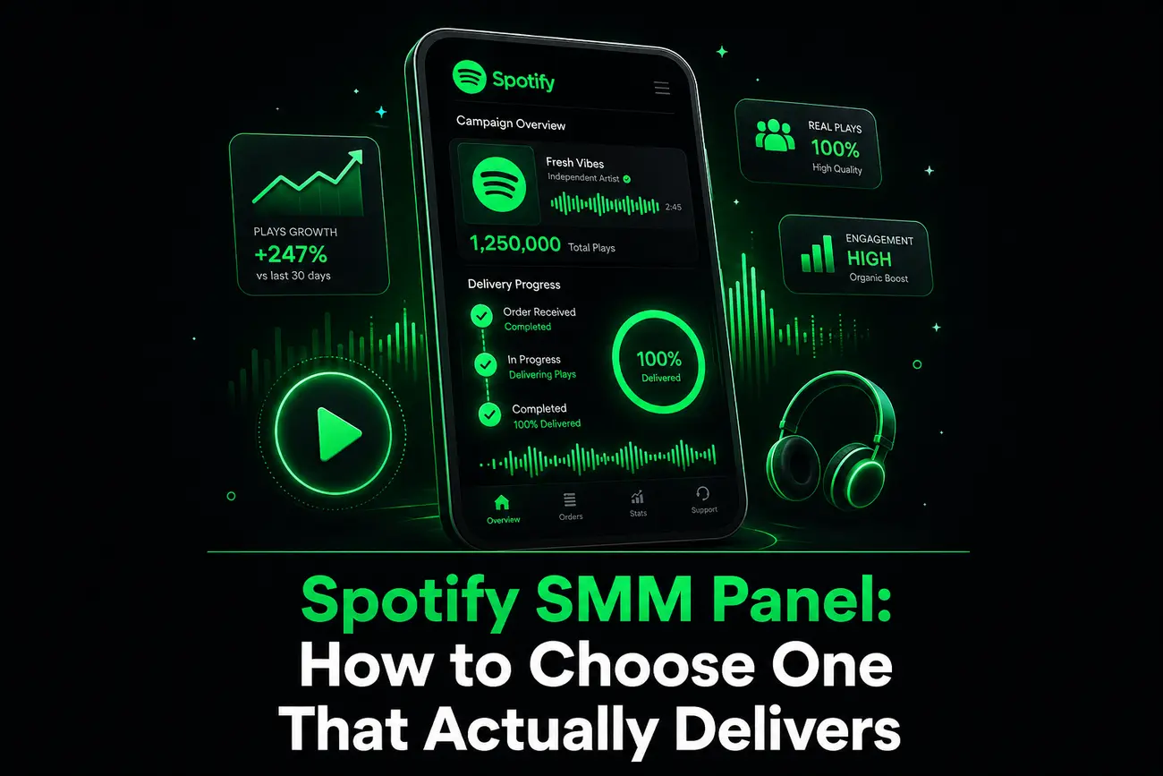 Spotify SMM Panel: How to Choose One That Actually Delivers