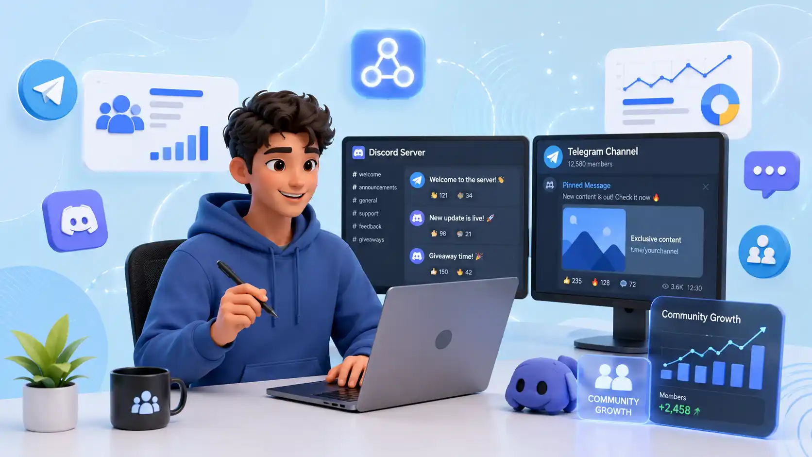 Telegram and Discord Community Owners