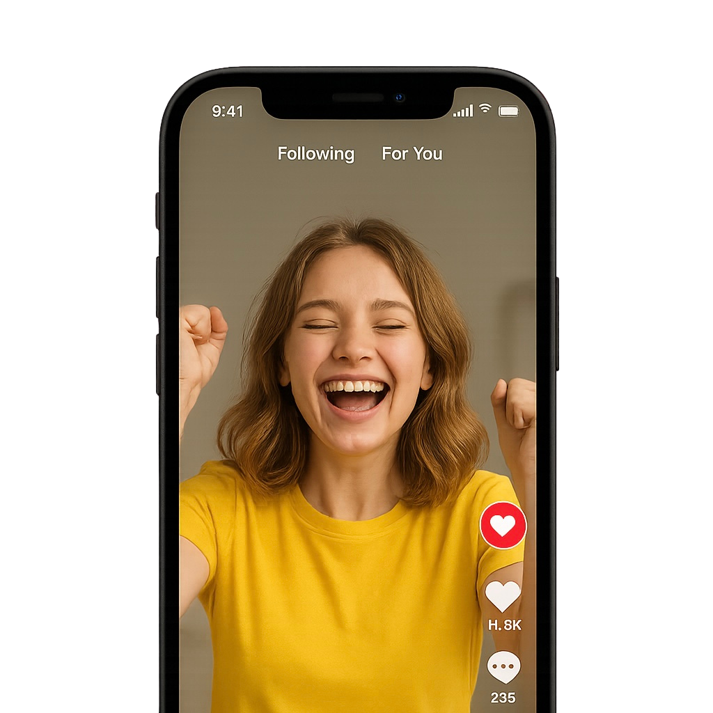Futuristic TikTok followers