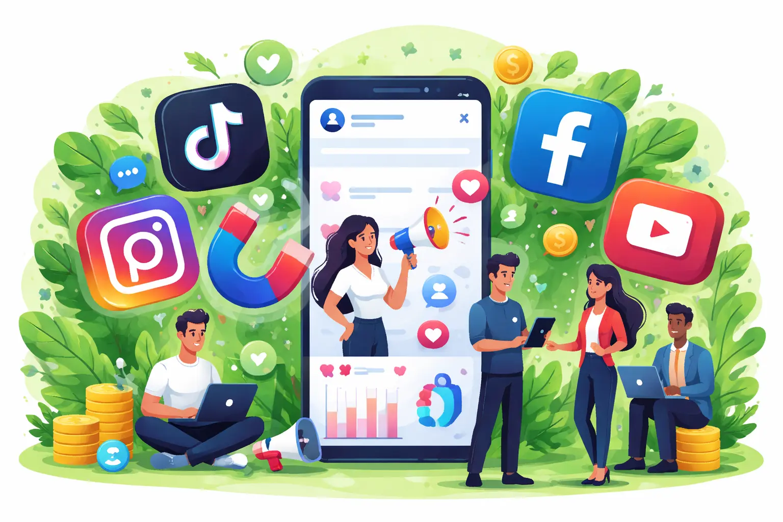 Smmjobz SMM Panel Hero Image