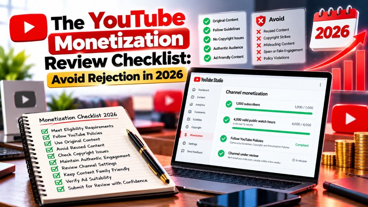 The YouTube Monetization Review Checklist: Avoid Rejection in 2026