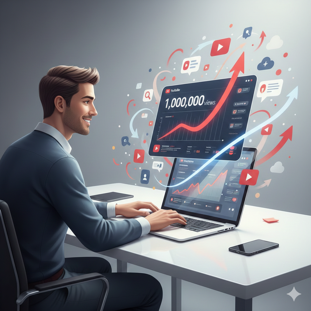 YouTube watch time SMM panel