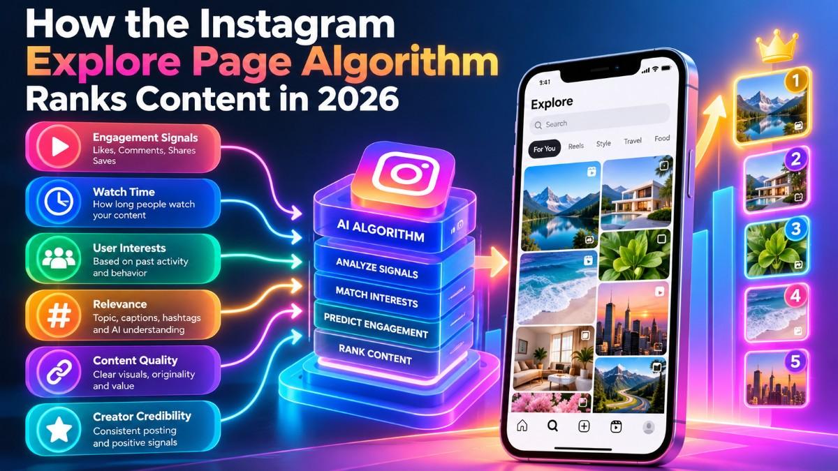 How the Instagram Explore Page Algorithm Ranks Content in 2026