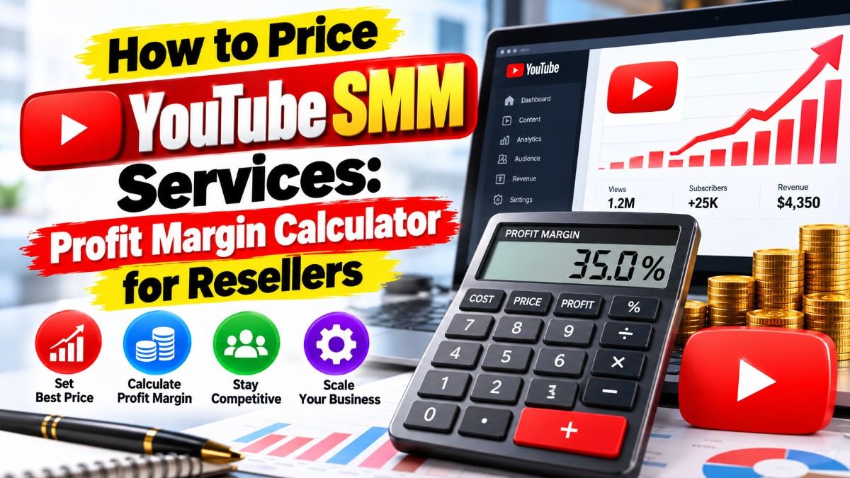 How to Price YouTube SMM Services: Profit Margin Calculator for Resellers