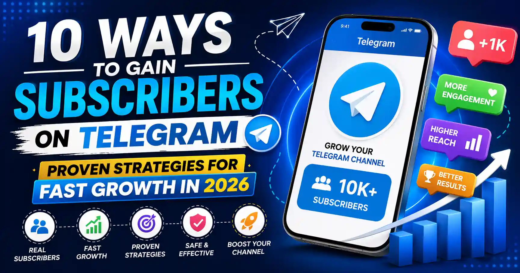 10 Ways to Increase Telegram Subscribers & Members