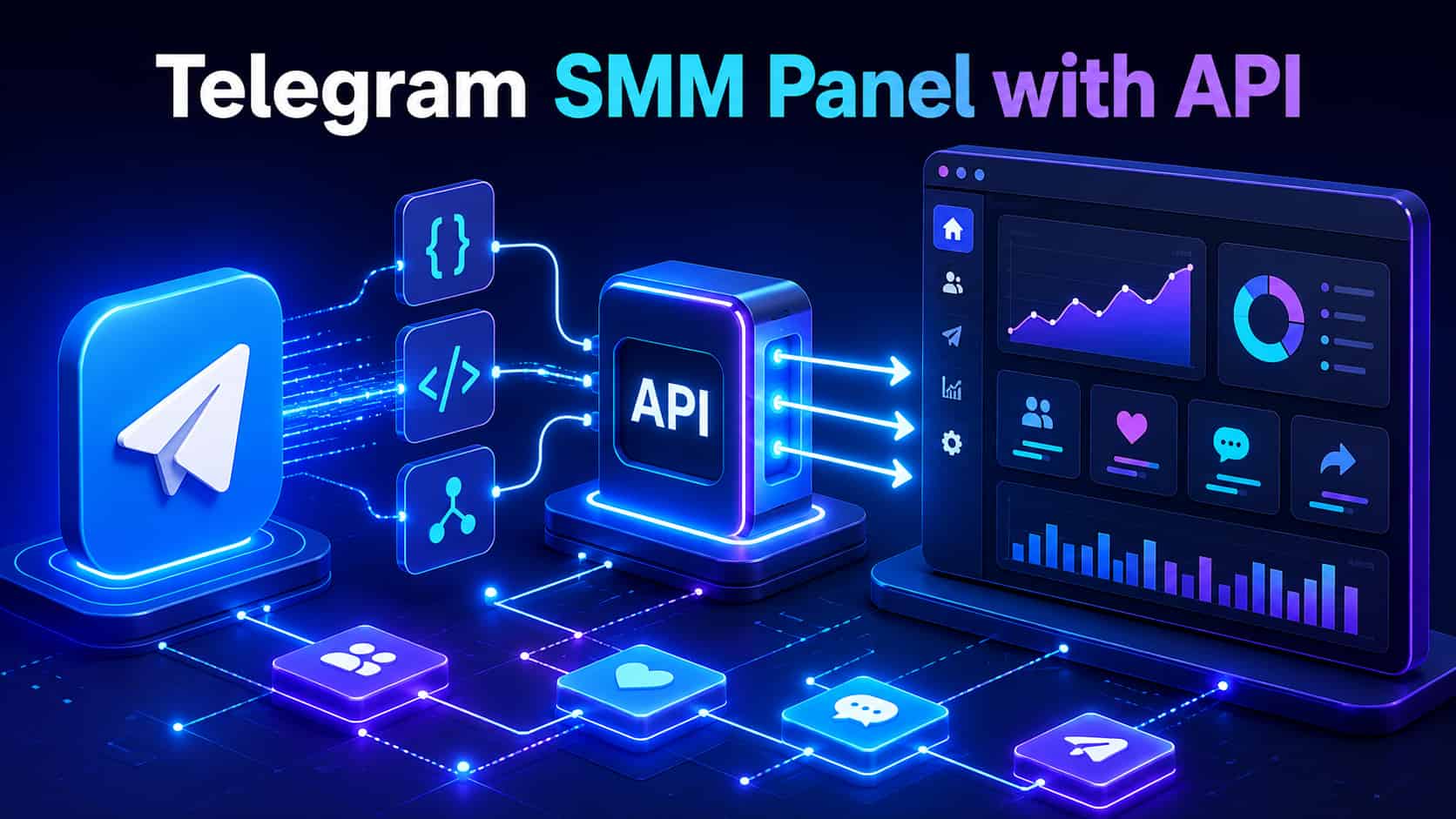 Telegram SMM Panel with API