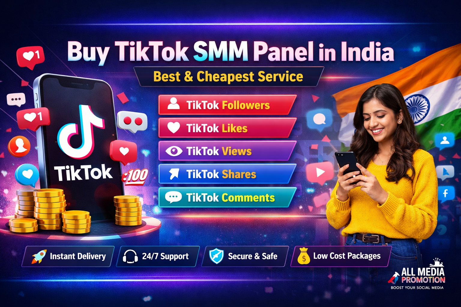 TikTok SMM Panel in India