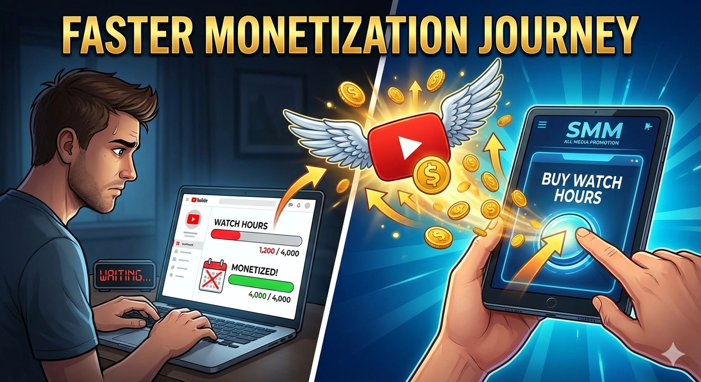 Buy YouTube Watch Hours & Get Monetized Faster