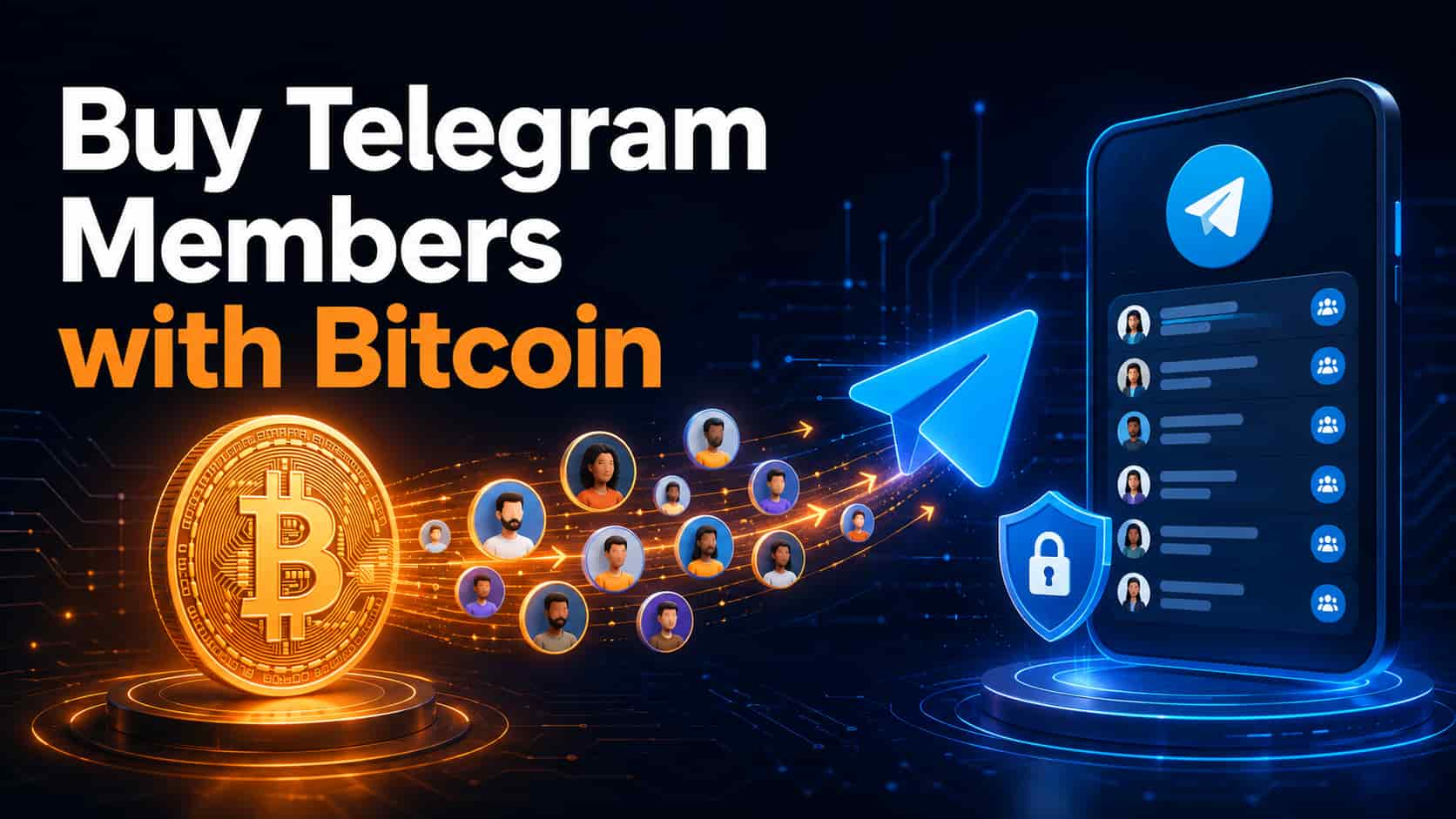 Buy Telegram Members with Bitcoin