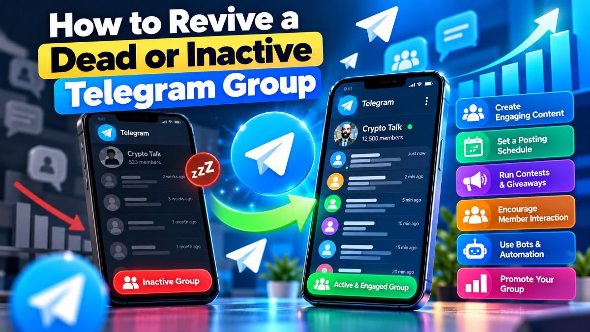 How to Revive a Dead or Inactive Telegram Group