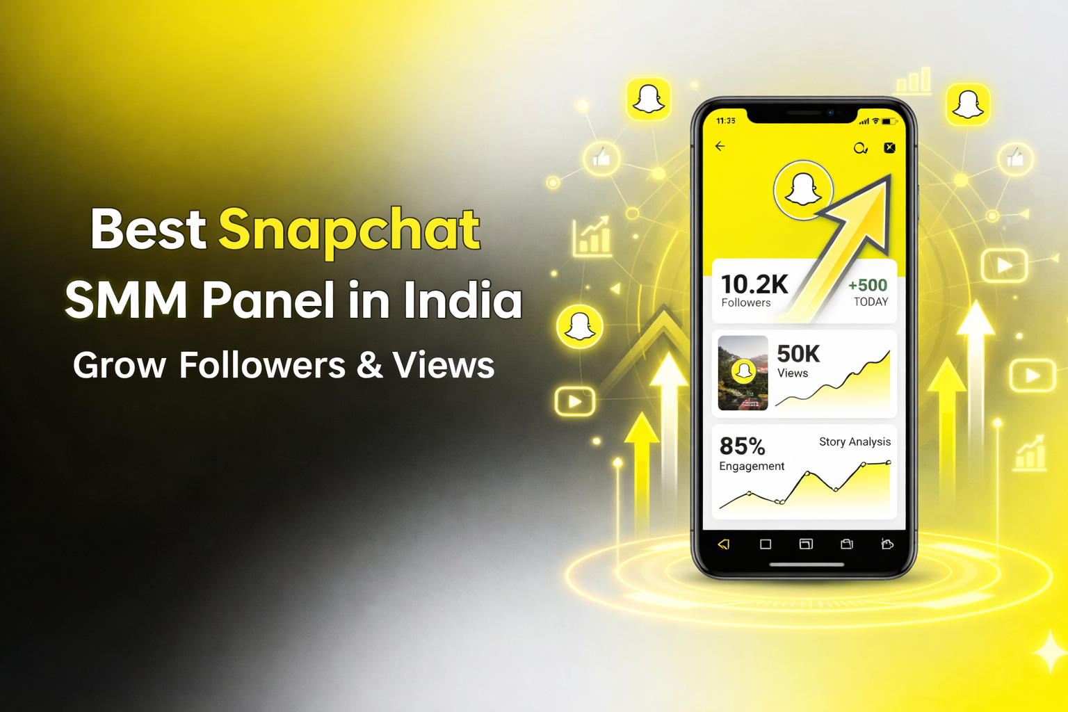 Buy Snapchat SMM Panel in India