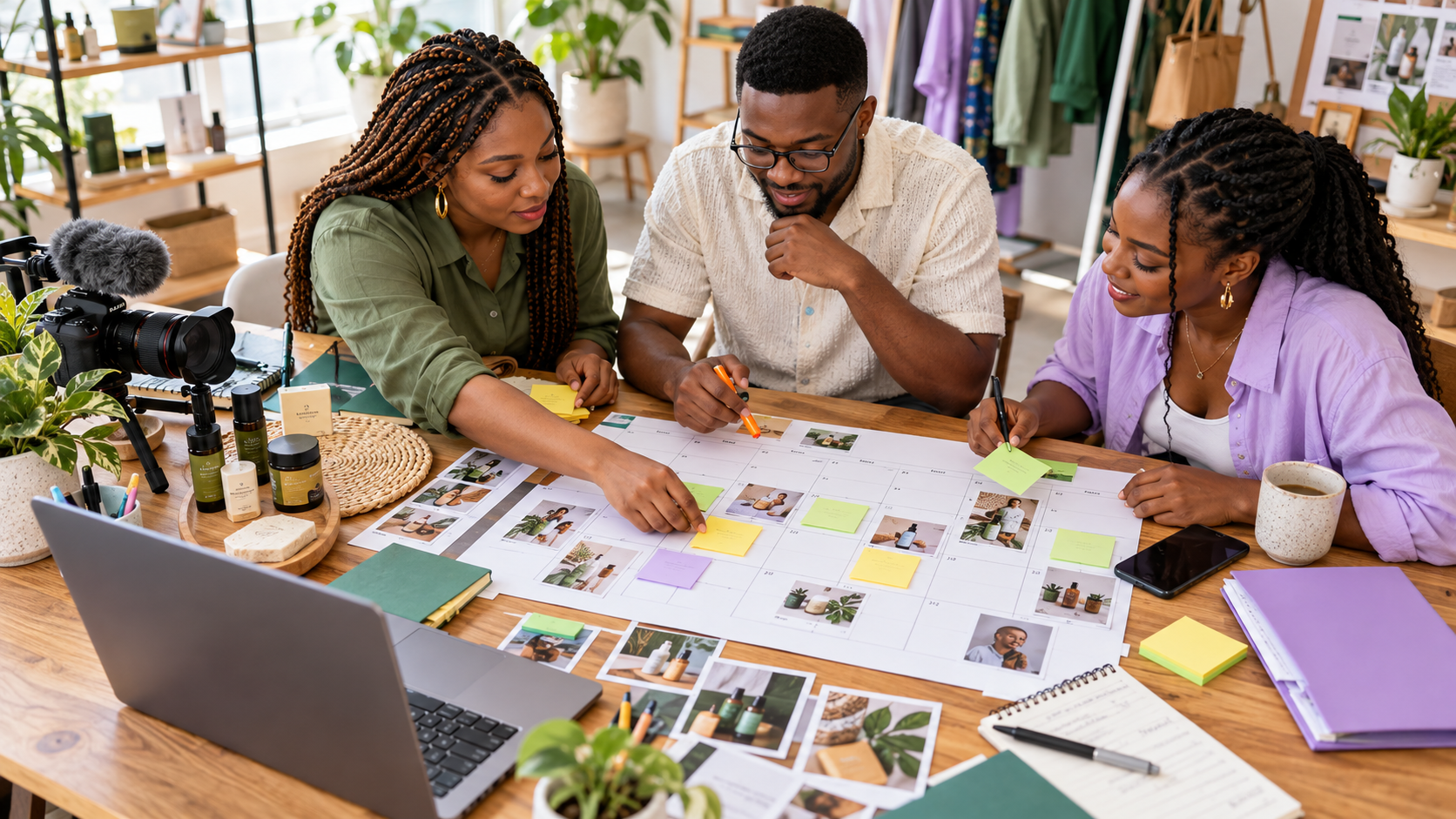 Four Instagram content pillars for a small business: product, educate, proof and offer