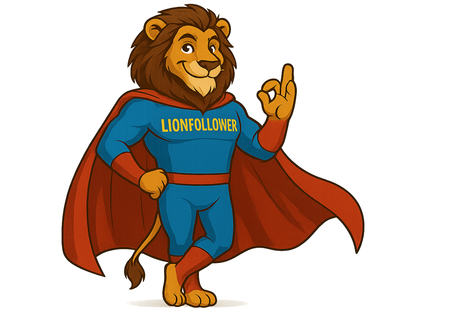Lion Follower Mascot