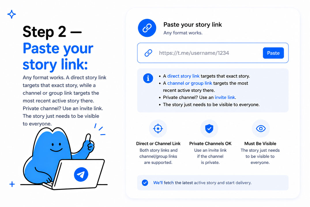 Paste your story link