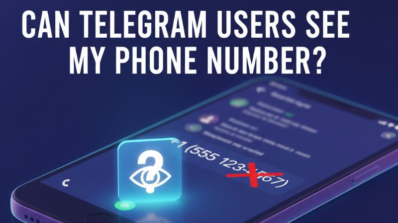 can telegram users see my phone number?