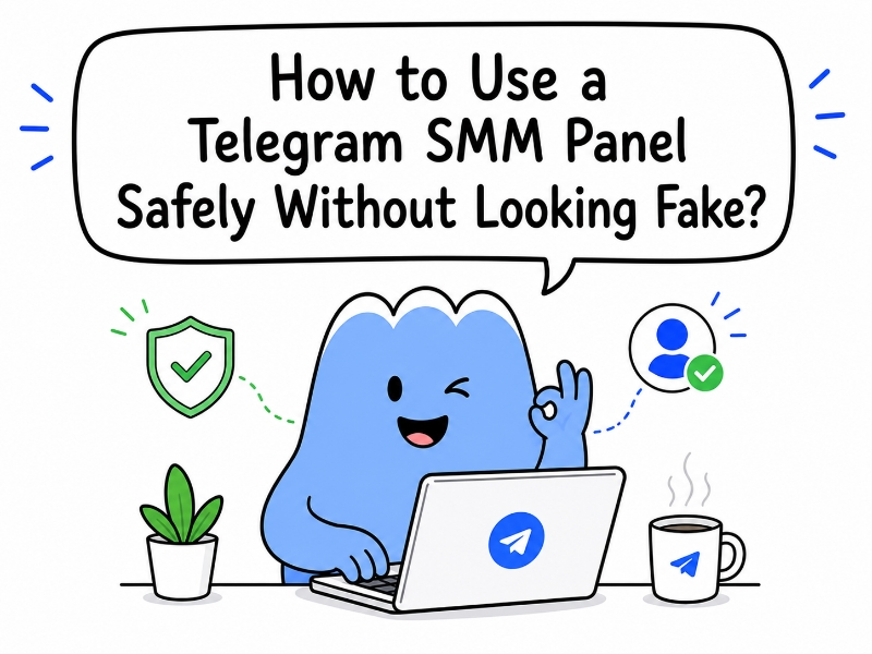 How to Use a Telegram SMM Panel Safely Without Looking Fake?